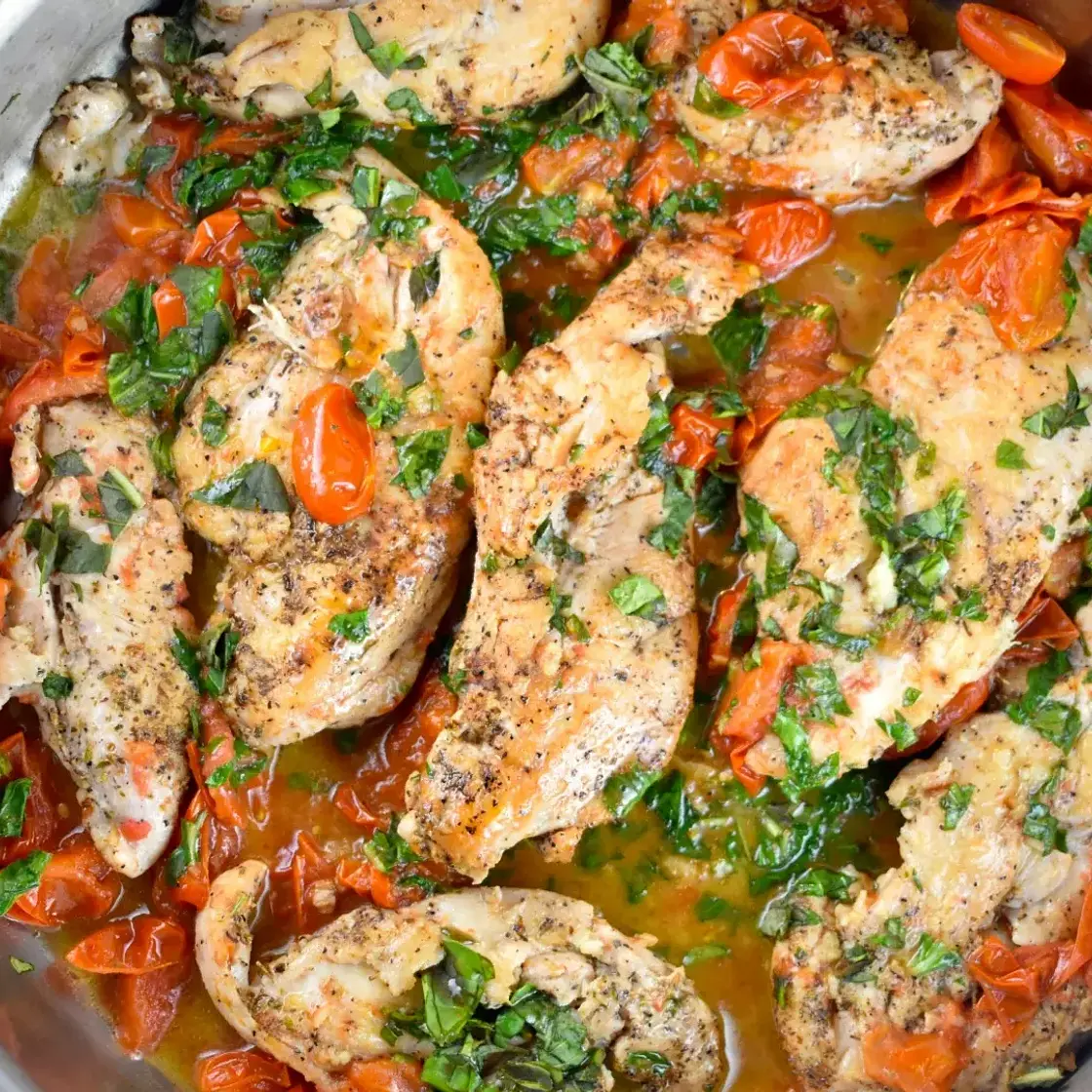 Tomato Basil Chicken Recipe