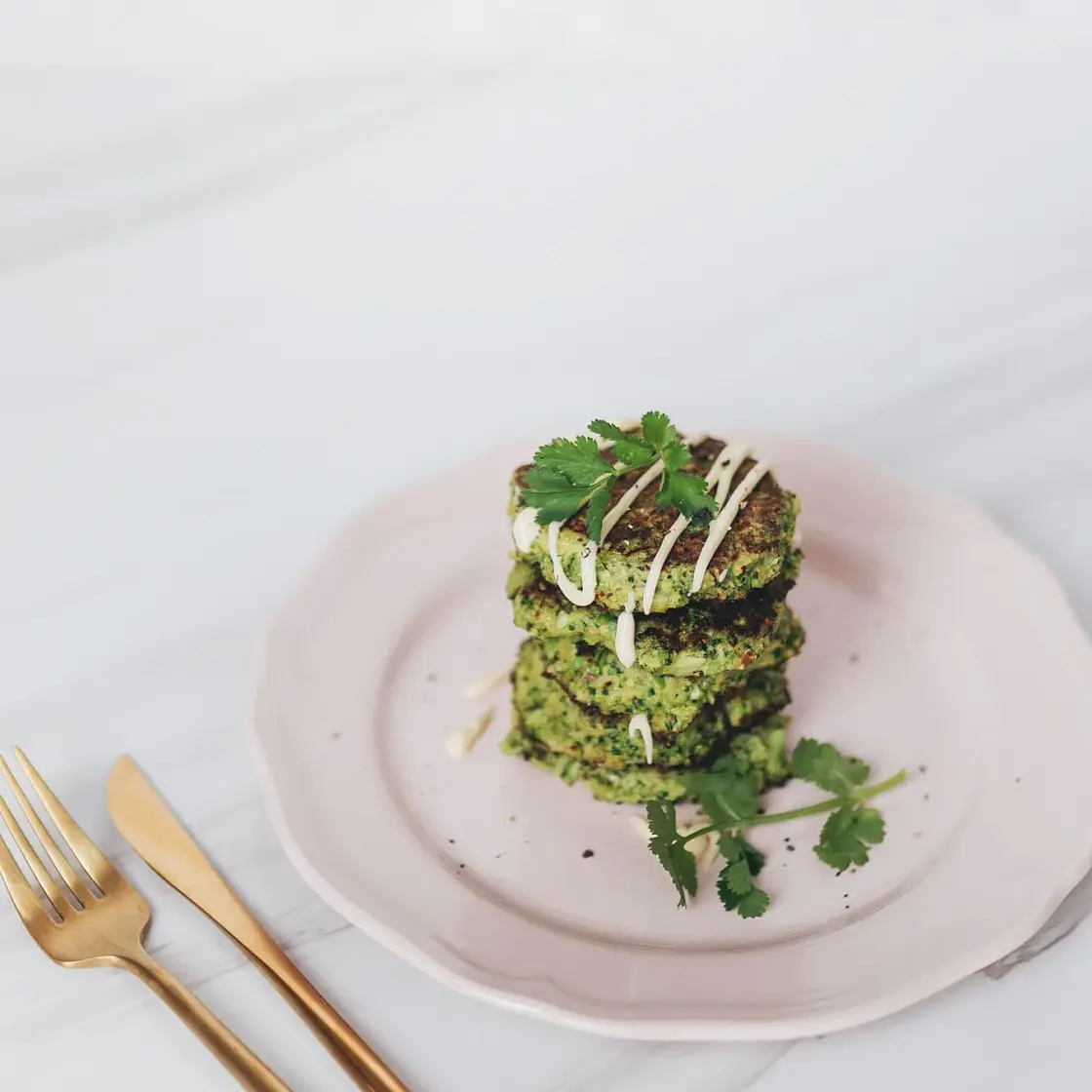Cheesy Broccoli Fritters