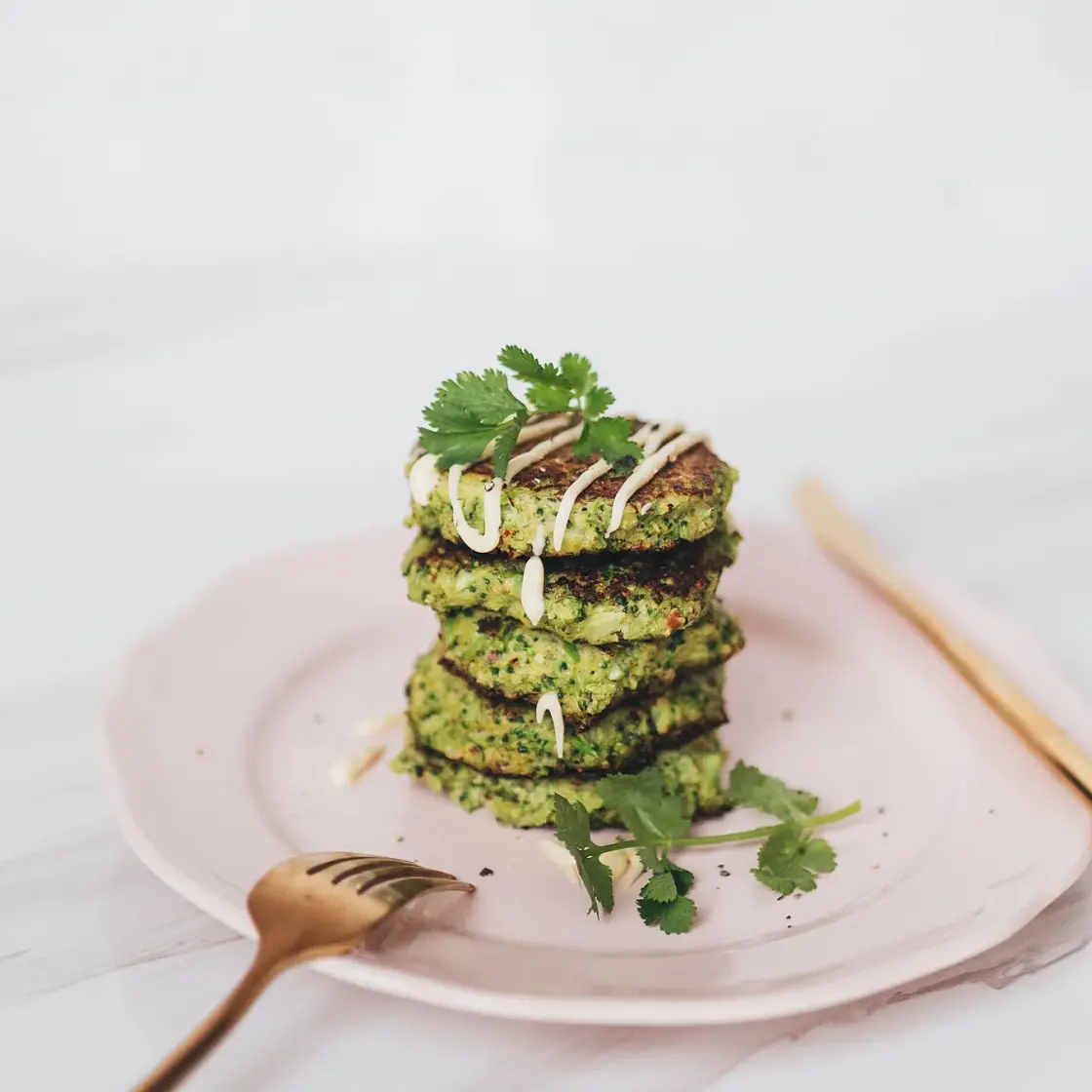 Cheesy Broccoli Fritters