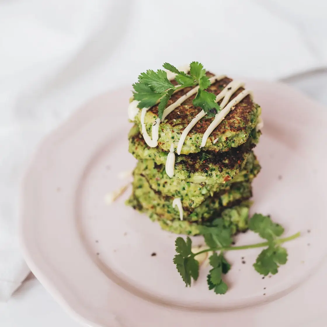 Cheesy Broccoli Fritters