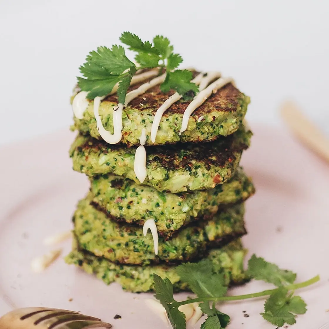 Cheesy Broccoli Fritters