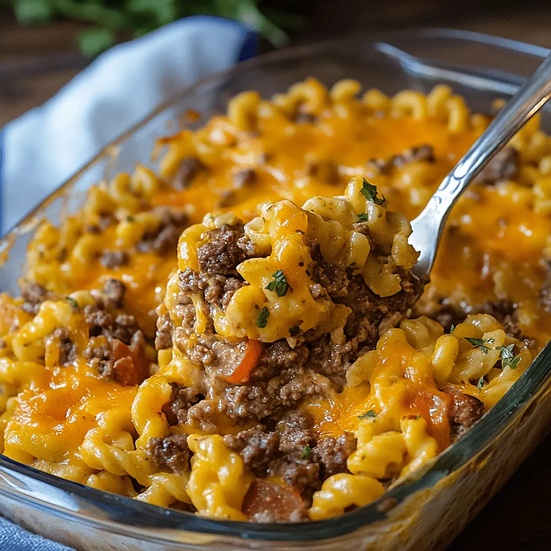 Easy Hamburger Supreme Casserole Recipe