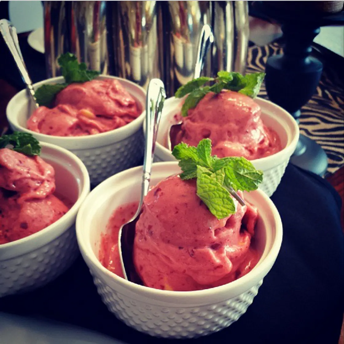 Cherry No Dairy Ice Cream Recipe & How to Prep Frozen Bananas