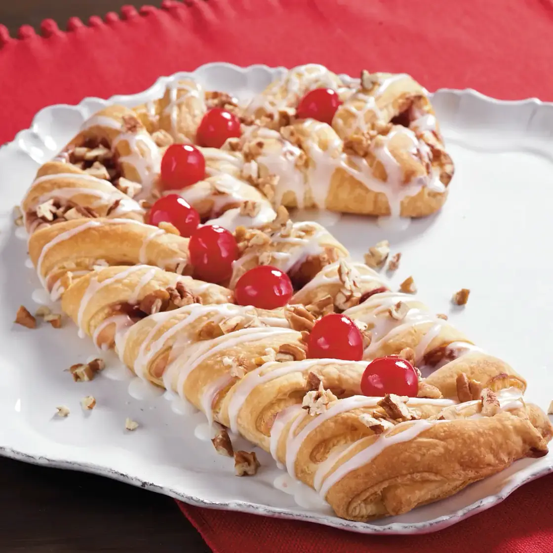 Candy Cane Strudel
