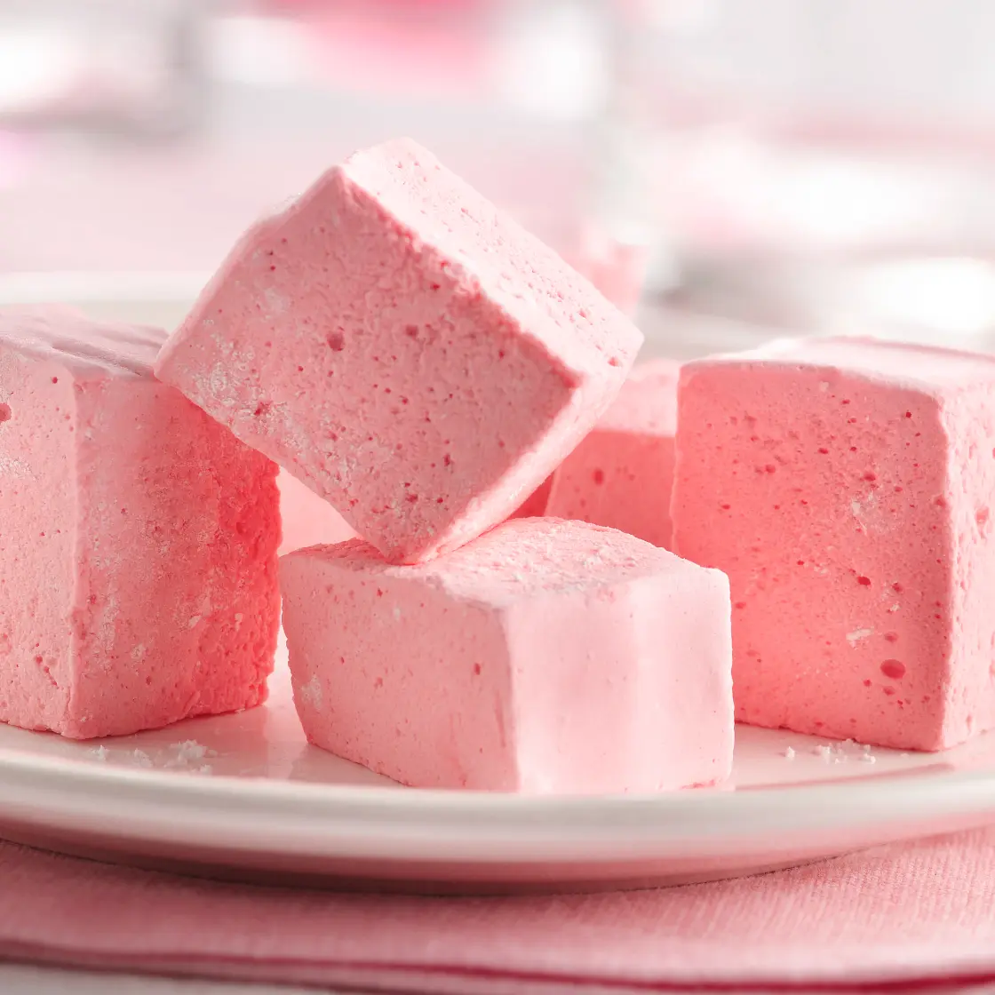Dazzling Raspberry Marshmallows