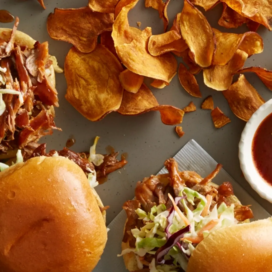 Slow-Cooker Pulled Pork Sandwiches