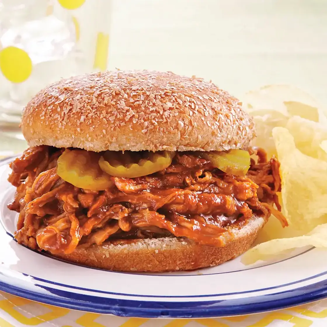Slow-Cooker BBQ Pork Sandwiches