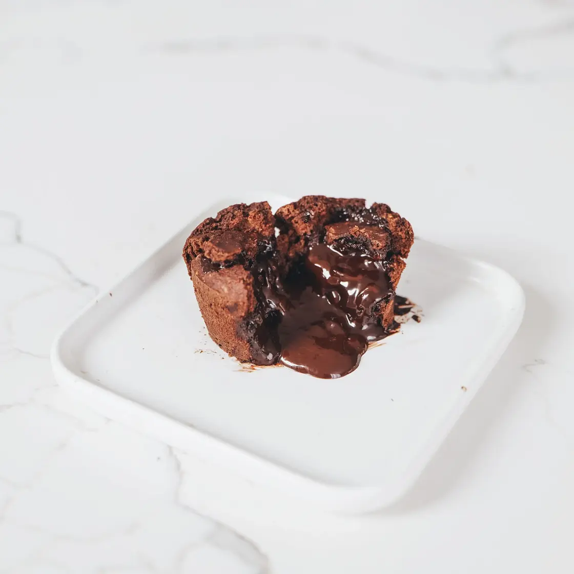 Healthy Chocolate Lava Cake