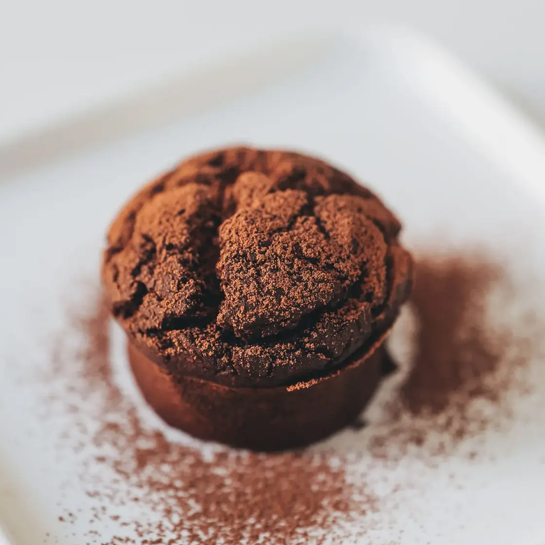 Healthy Chocolate Lava Cake