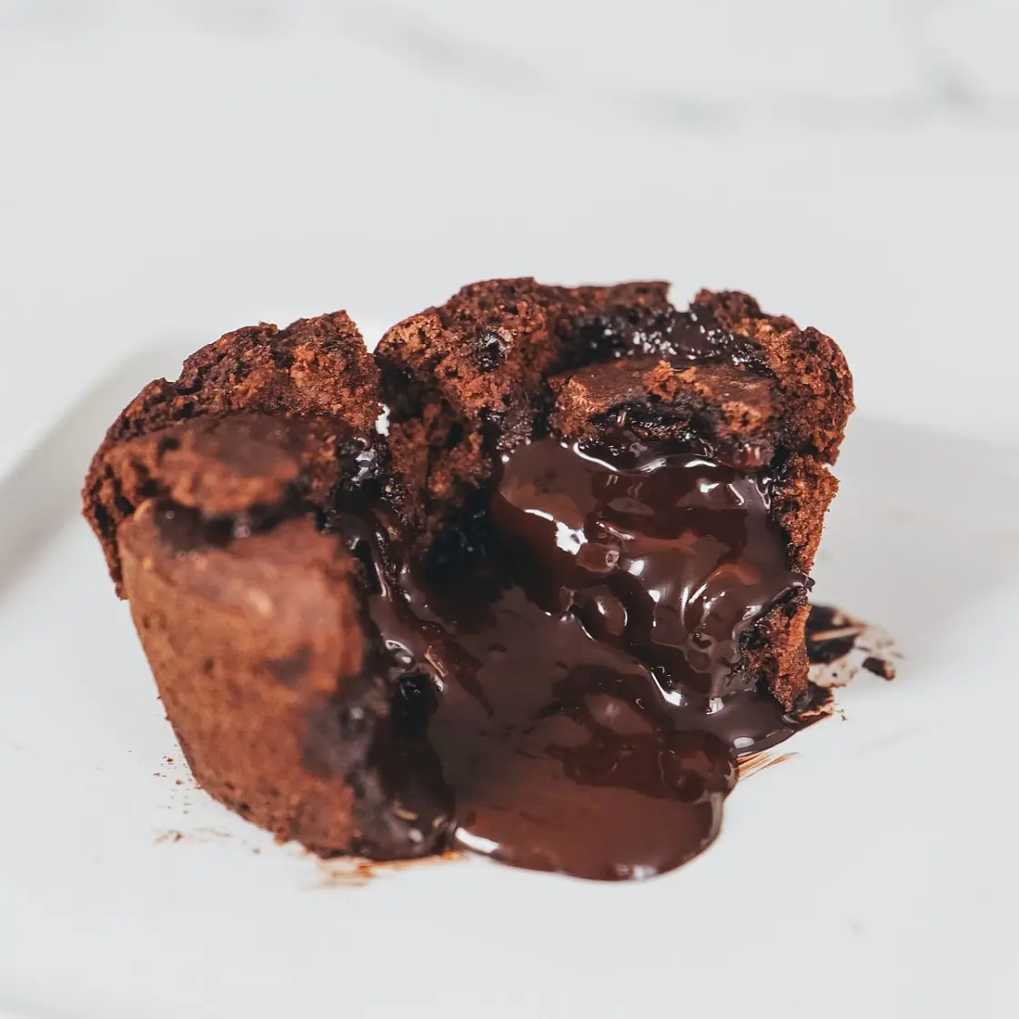 Healthy Chocolate Lava Cake