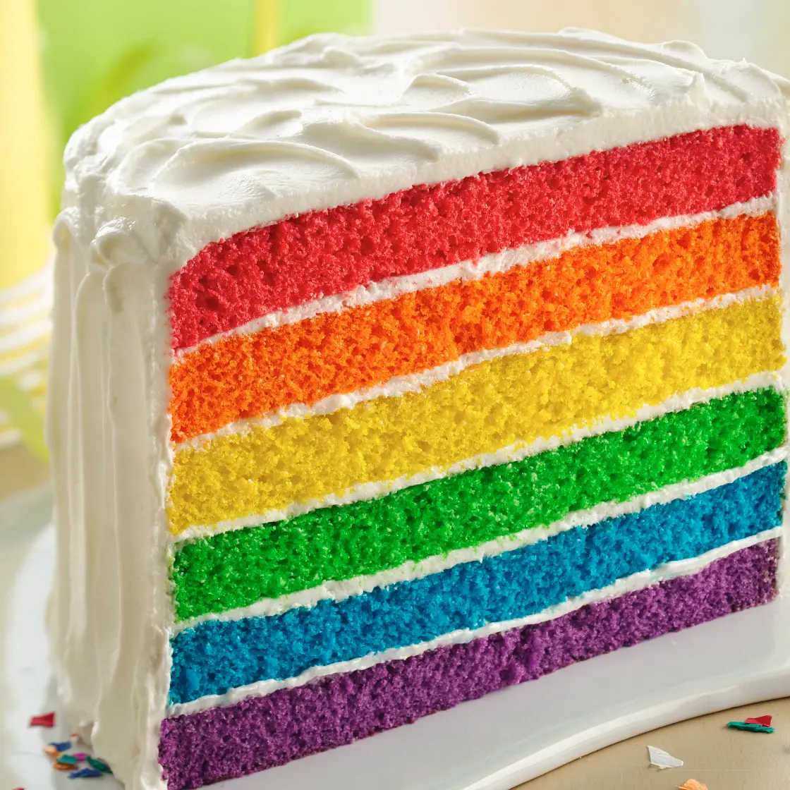 Rainbow Layer Cake
