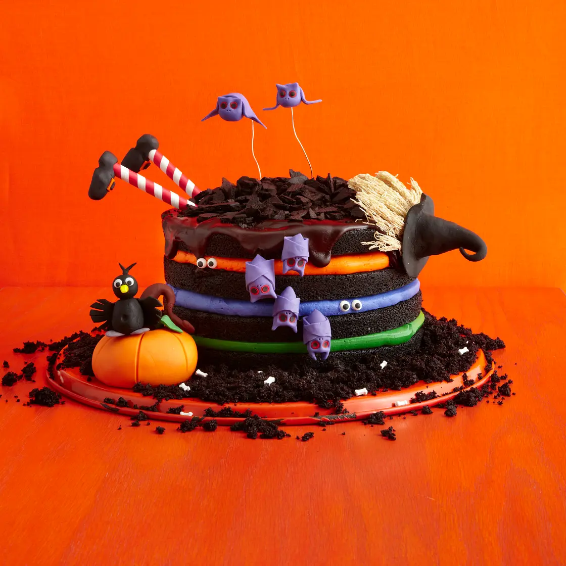 Black Chocolate Witch Cake Recipe
