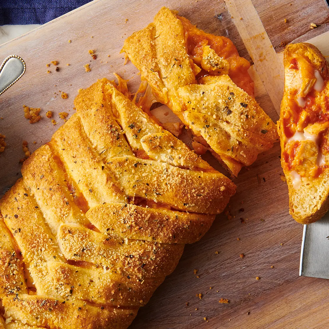 Chicken Parmesan Crescent Bread