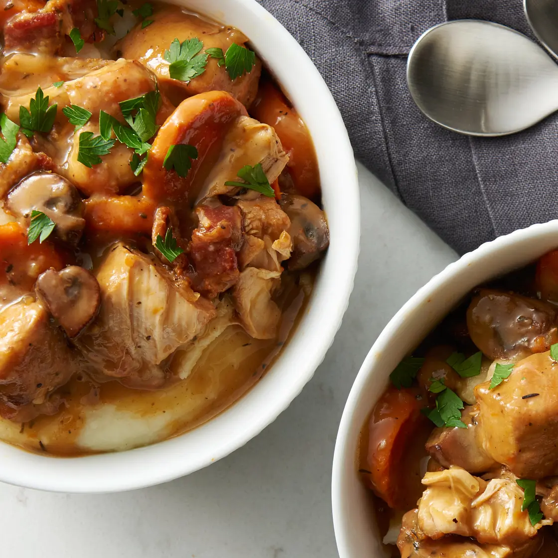 Slow-Cooker Chicken Burgundy Stew