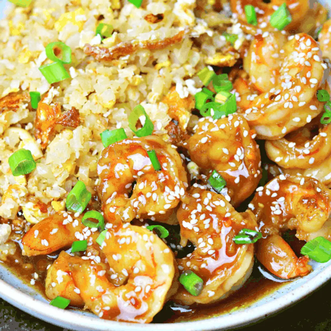 Keto Chinese Orange Peel Shrimp Recipe