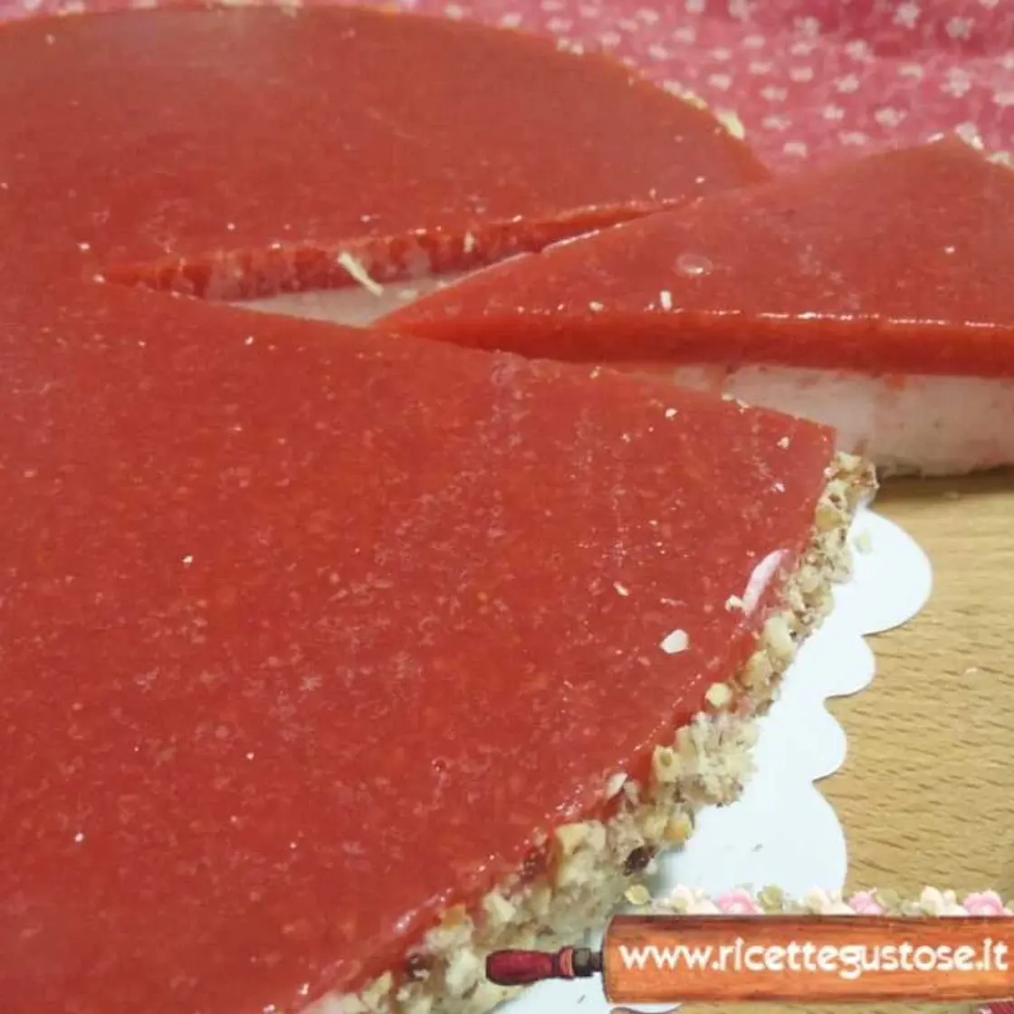 Cheesecake fragole e limone