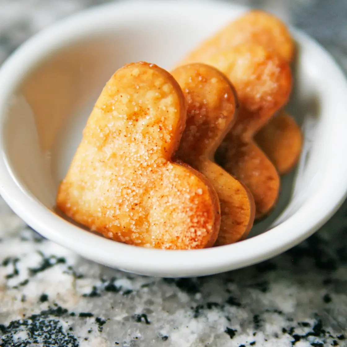 Easy Sweet-or-Savory Heart Crackers