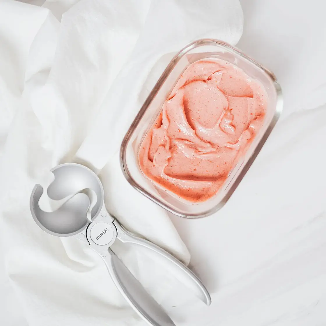 2-Ingredient Strawberry Banana Ice Cream