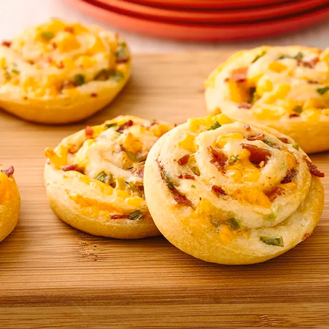 Bacon-Cheddar Pinwheels