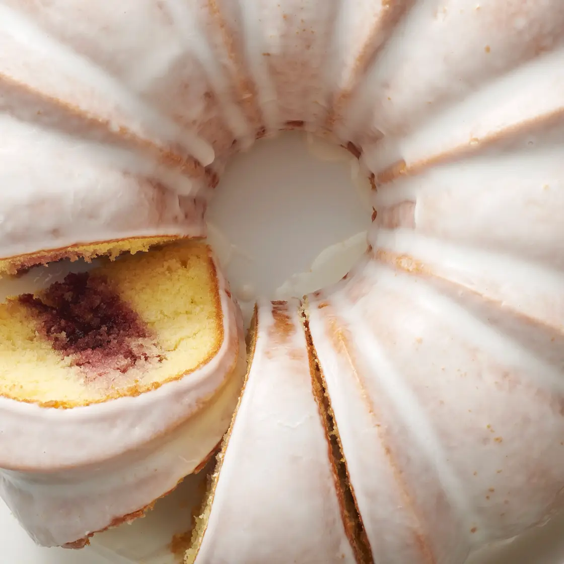 Jelly Doughnut Bundt Cake