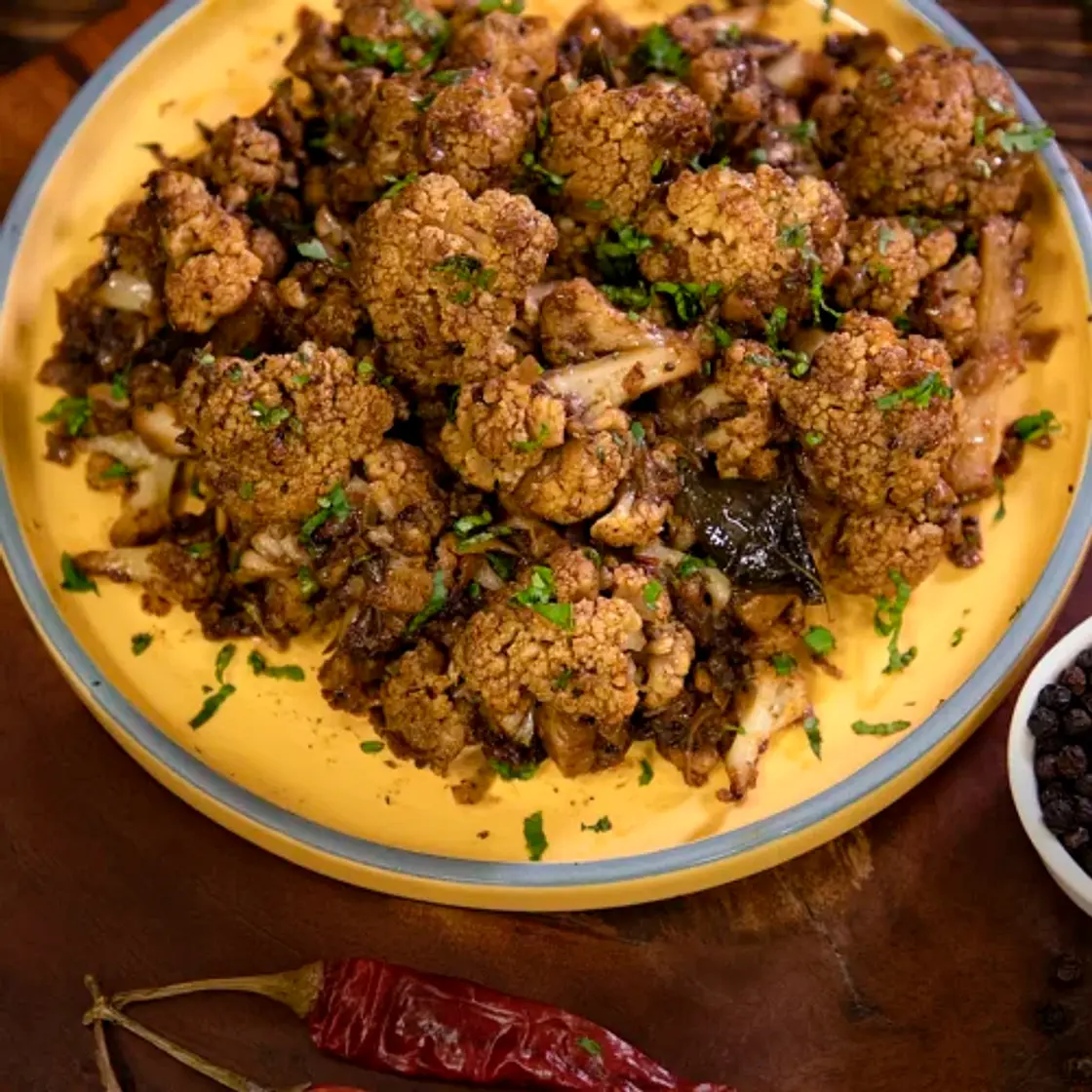 Cauliflower Pepper Fry(Gobi Pepper Fry )