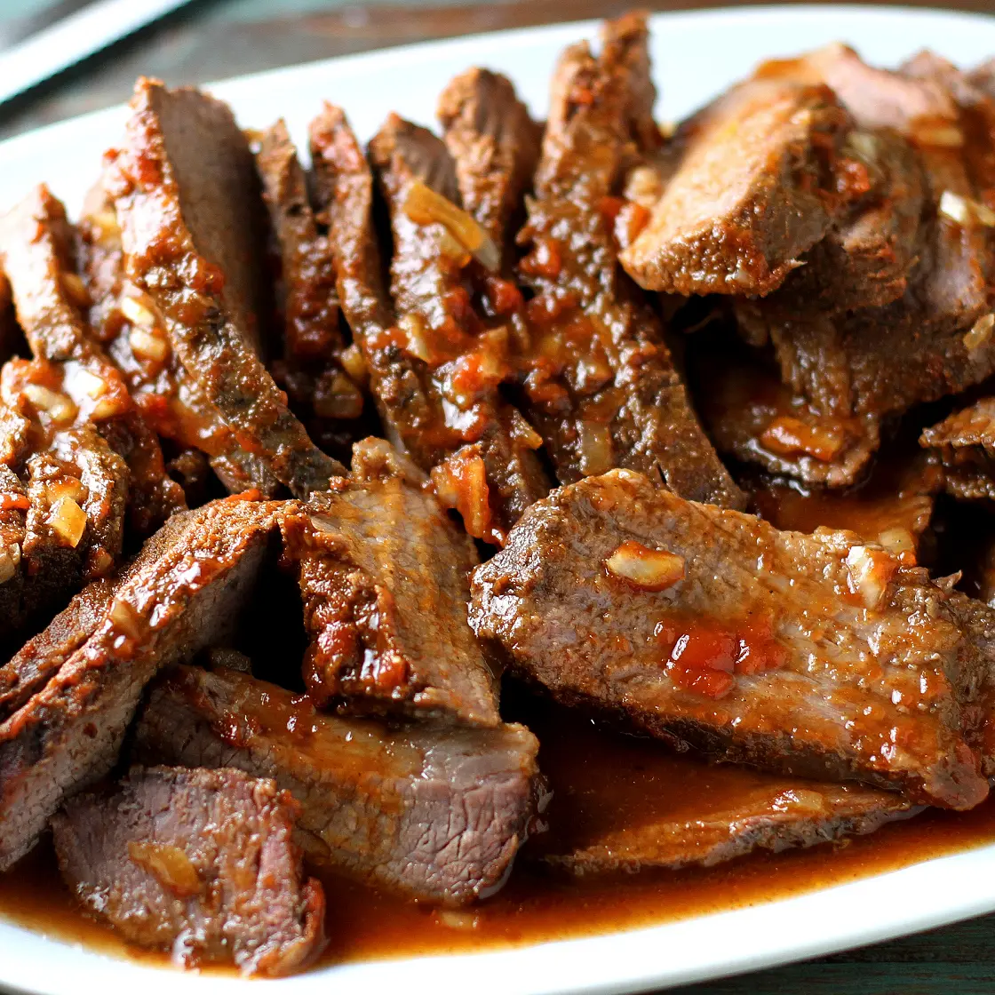 Slow-Cooker Barbecue Beef Brisket