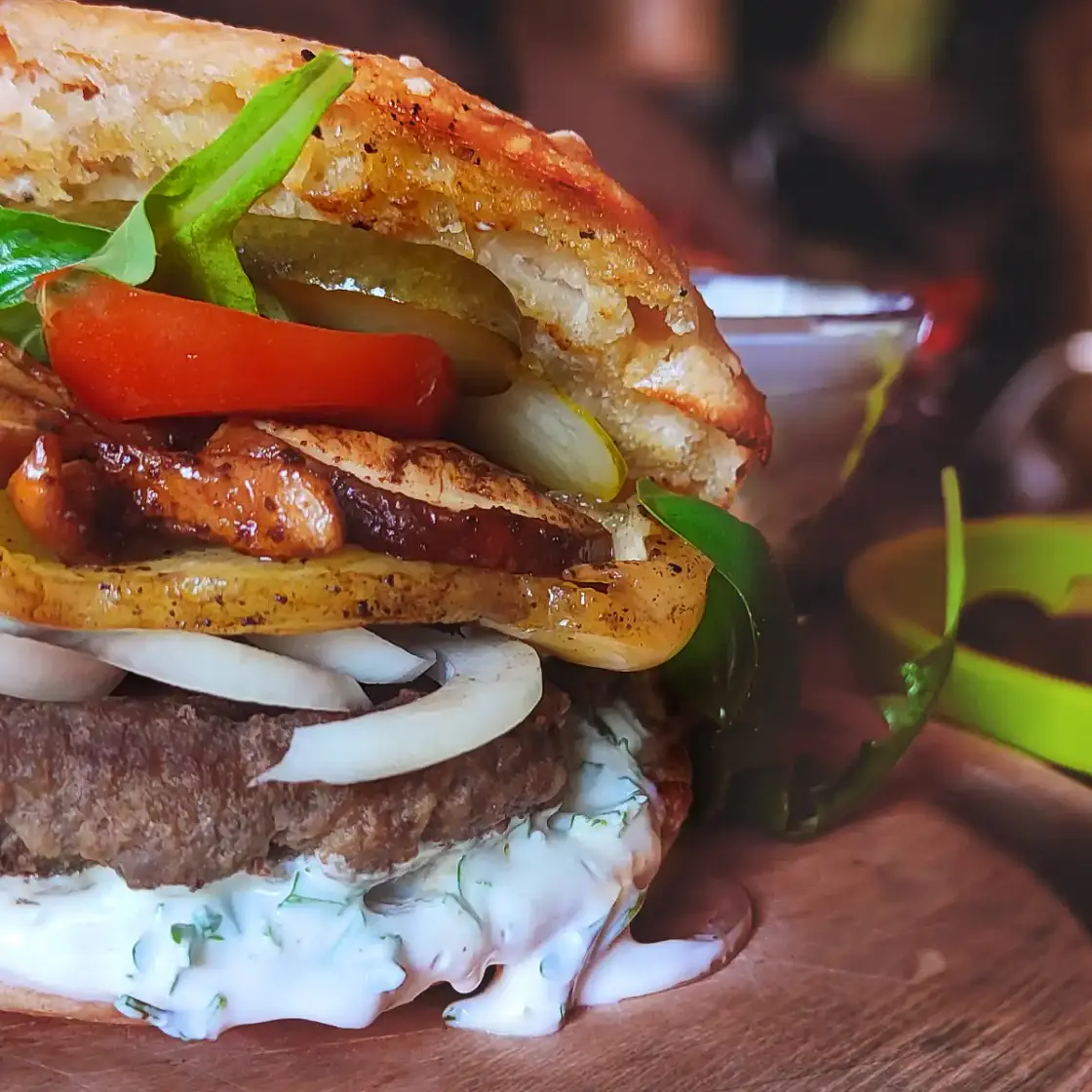 Gourmet King: Porcini Mushroom Burger