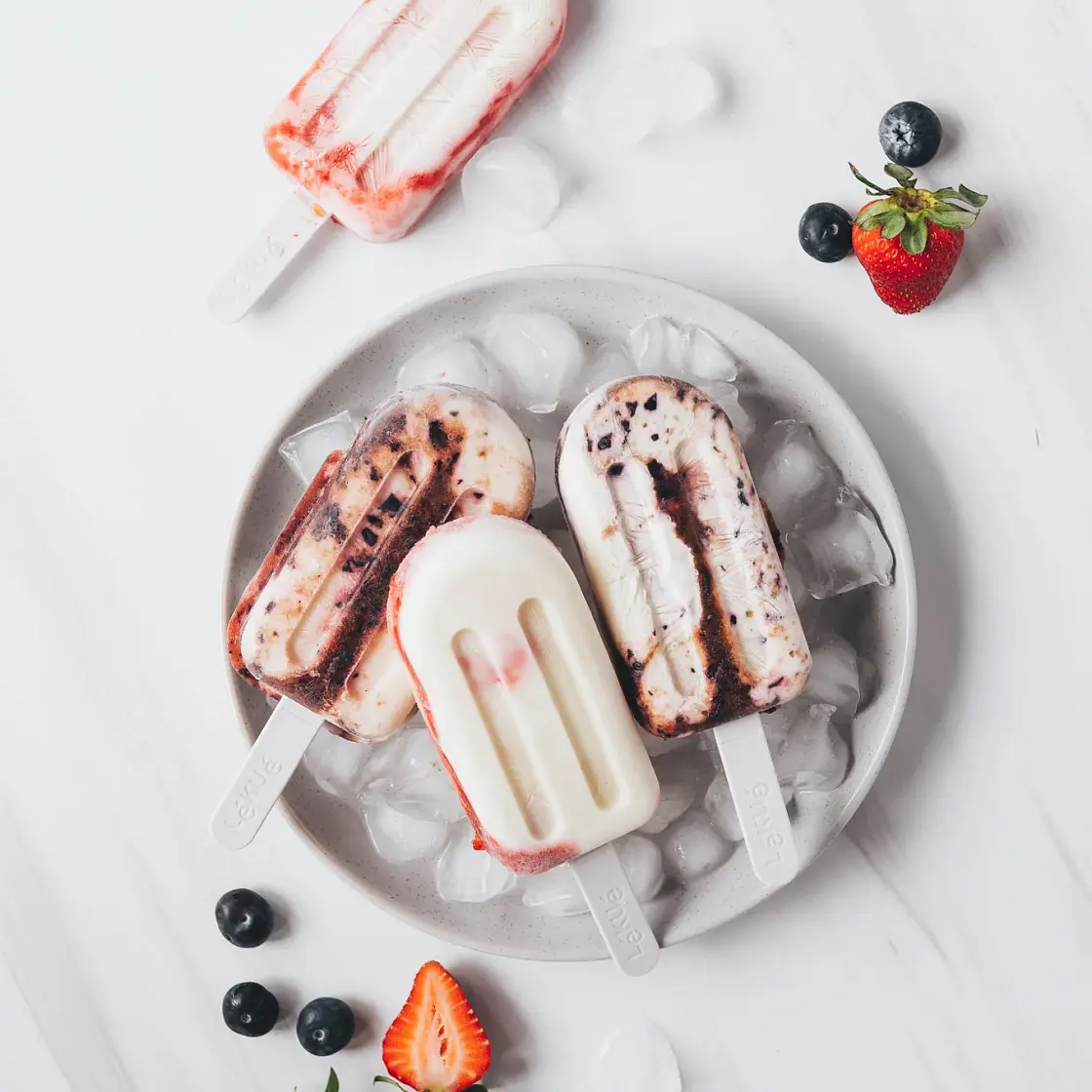 Berry Yogurt Popsicle
