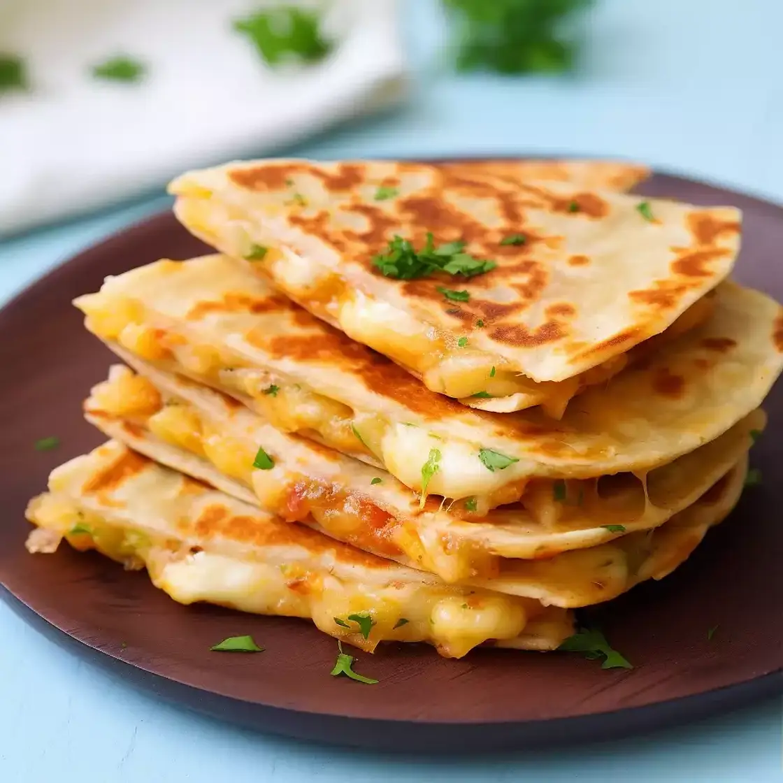 Cheesy Potato Quesadillas