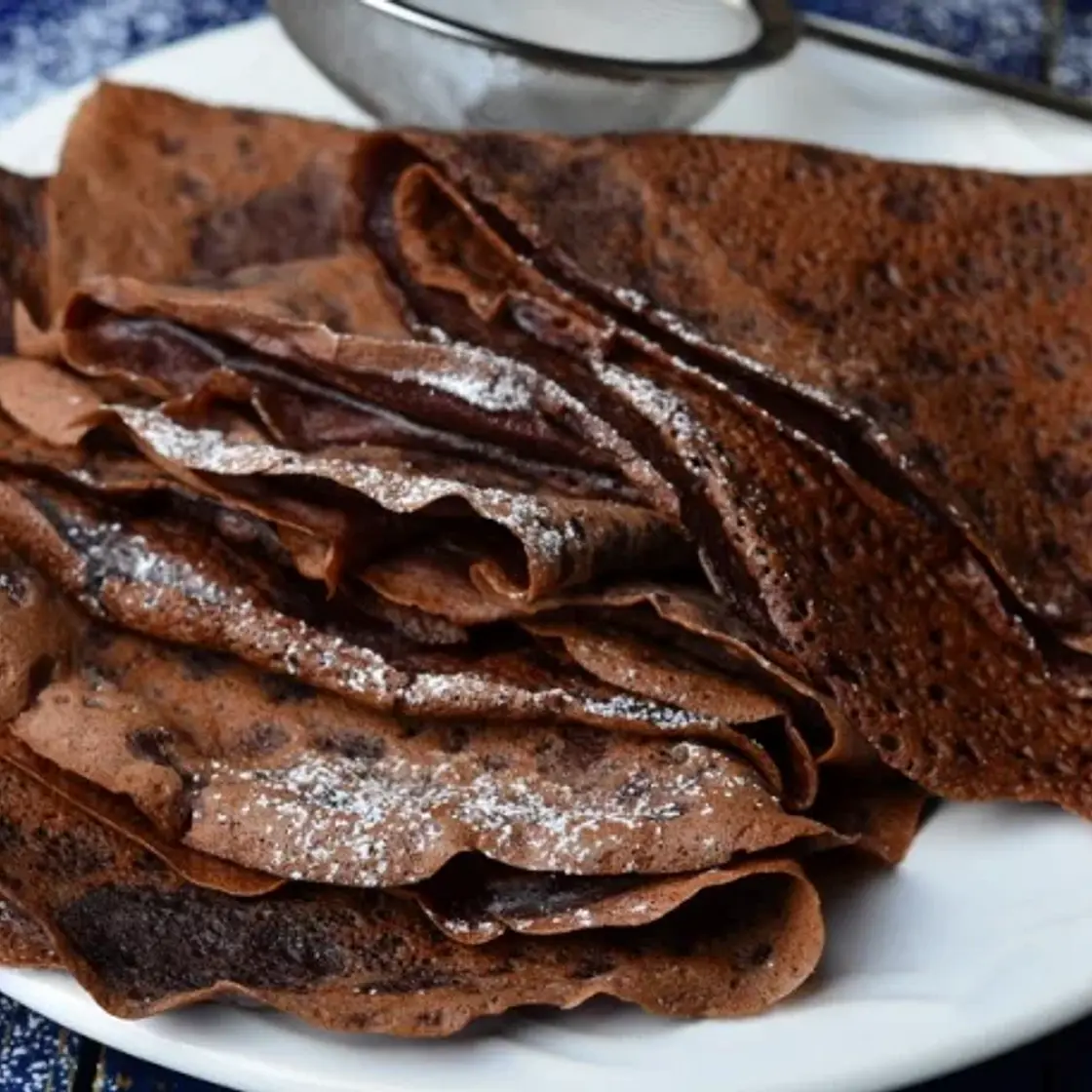Crêpes au cacao