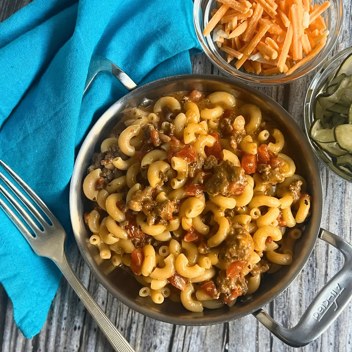 Slow Cooker Beefy Macaroni And Cheese