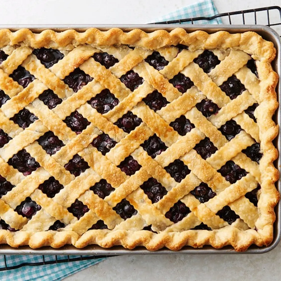 Blueberry Slab Pie