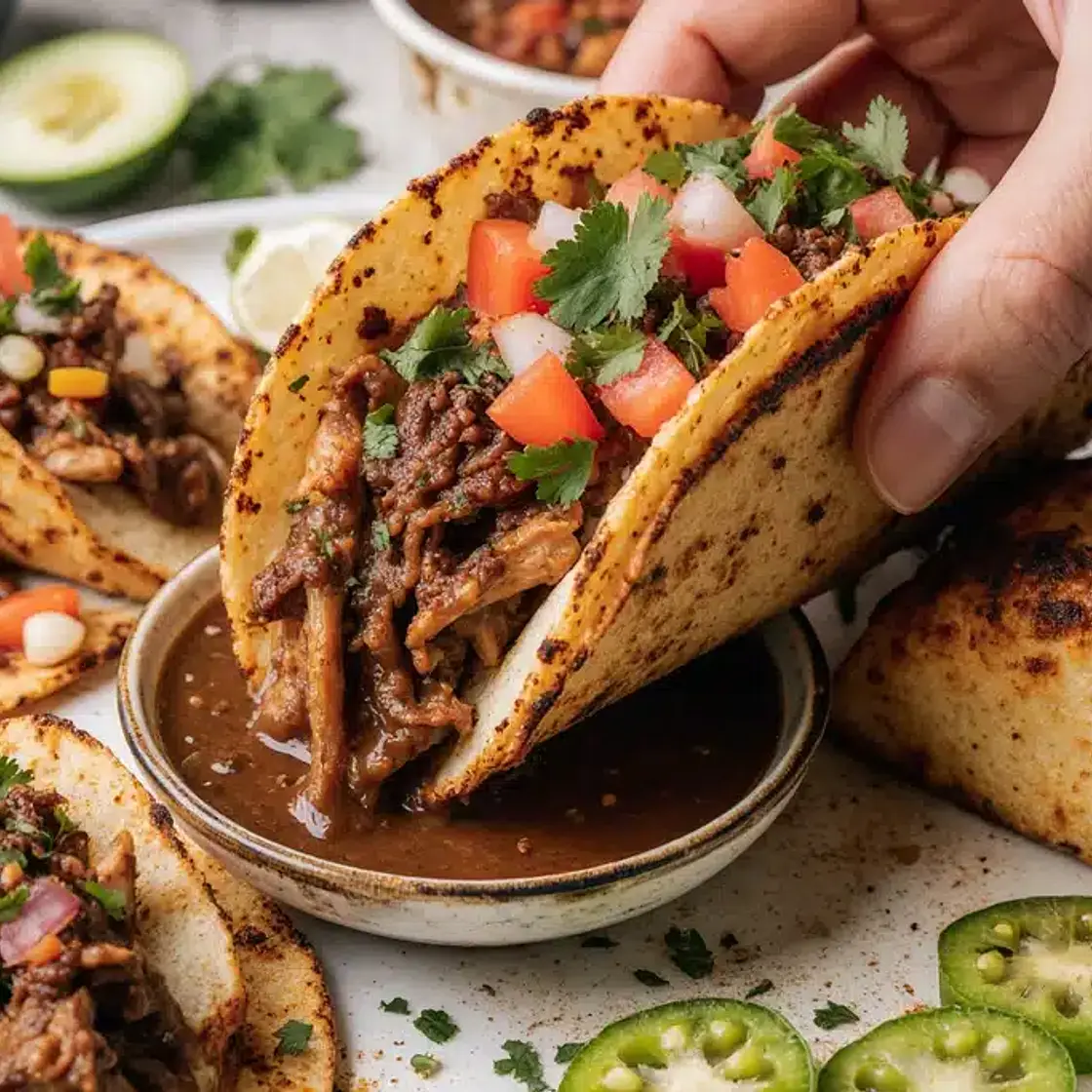 Chicken Birria Tacos