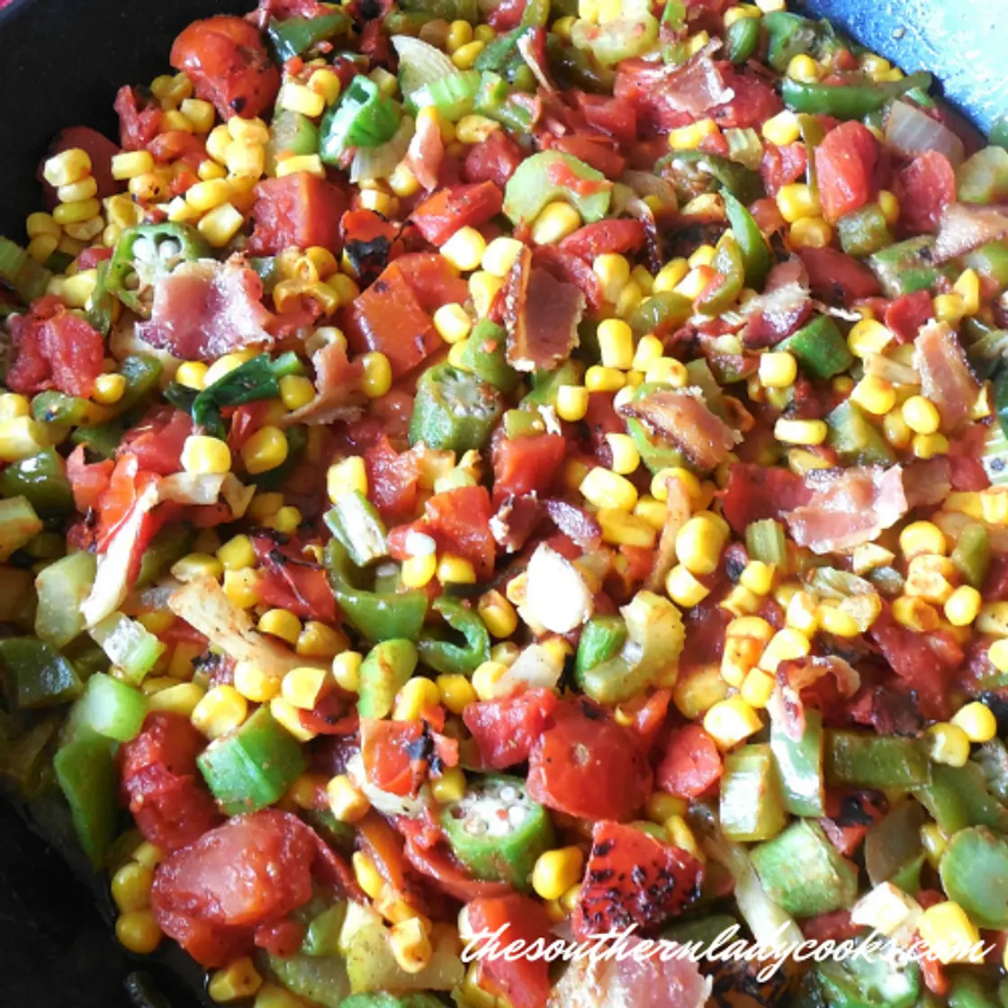 Cajun Corn and Okra