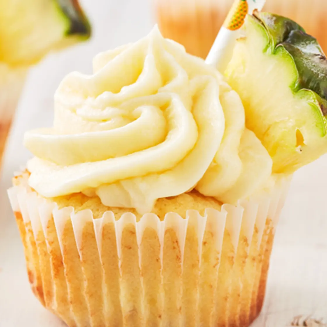 Dole Whip Cupcakes