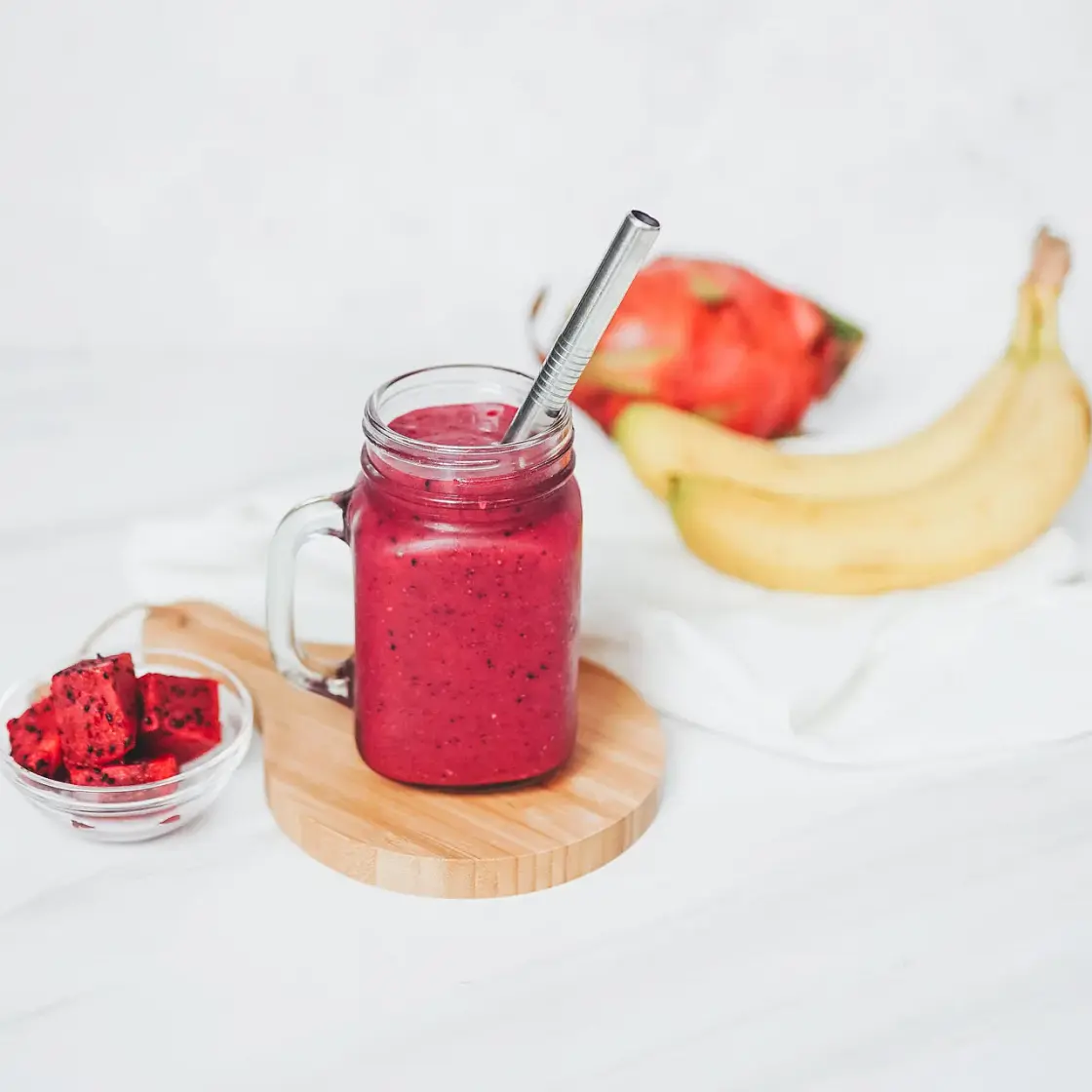 Pink Dragon Fruit Smoothie