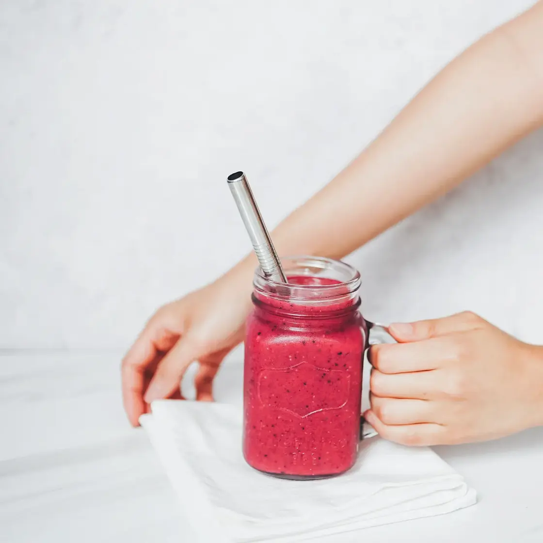 Pink Dragon Fruit Smoothie