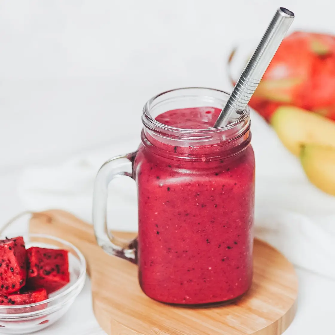 Pink Dragon Fruit Smoothie