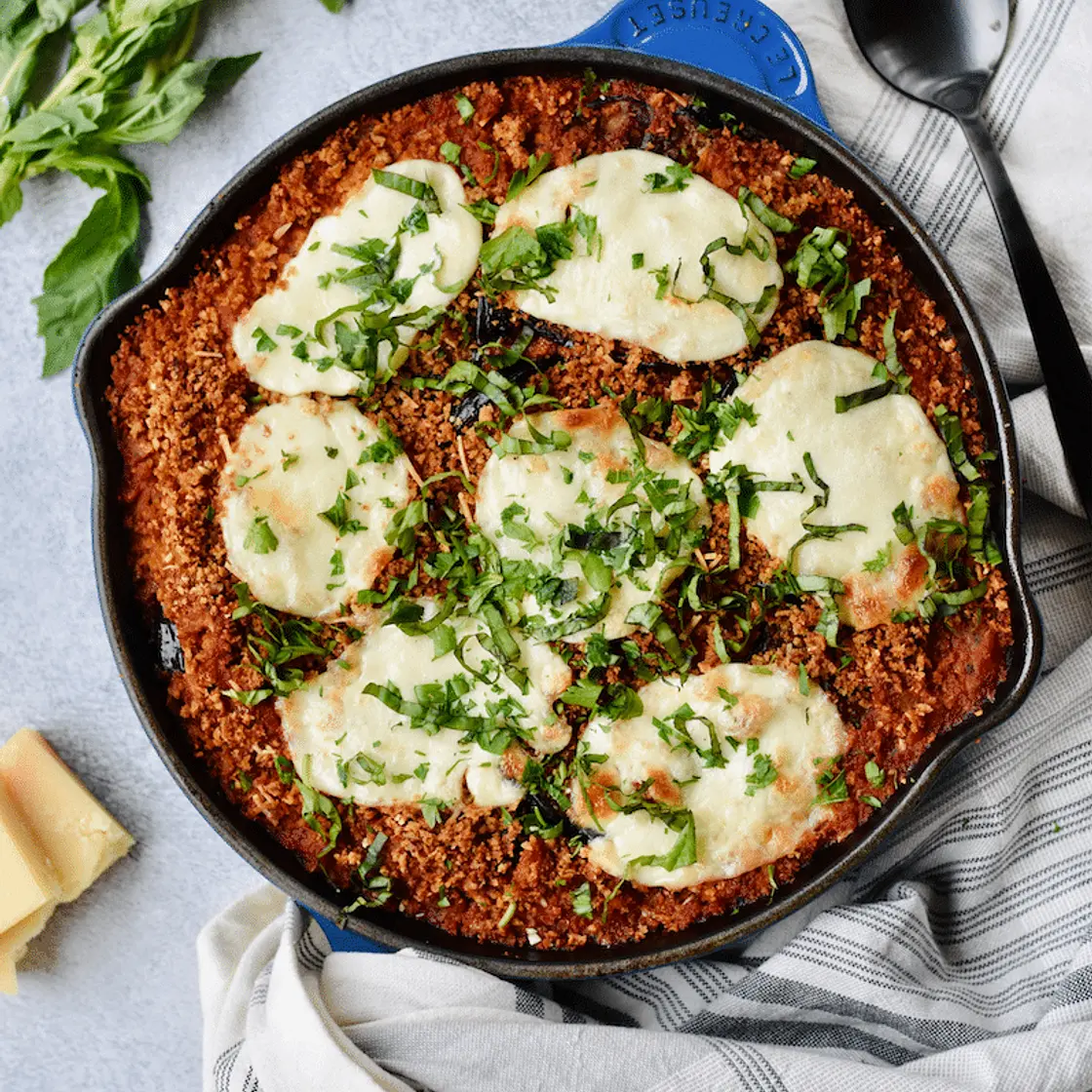 Skillet Eggplant Parm