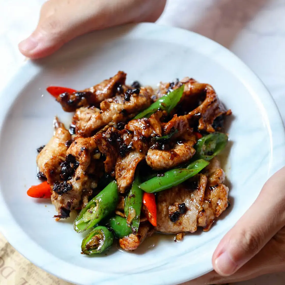 Pork Stir Fry with Black Bean Sauce