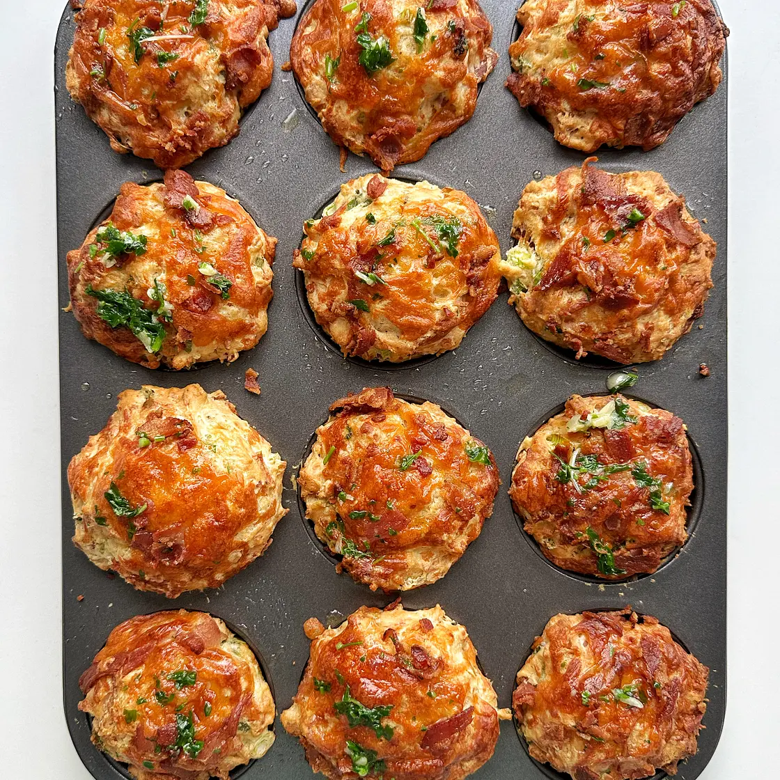 Cheese and Bacon Muffins (the best version)