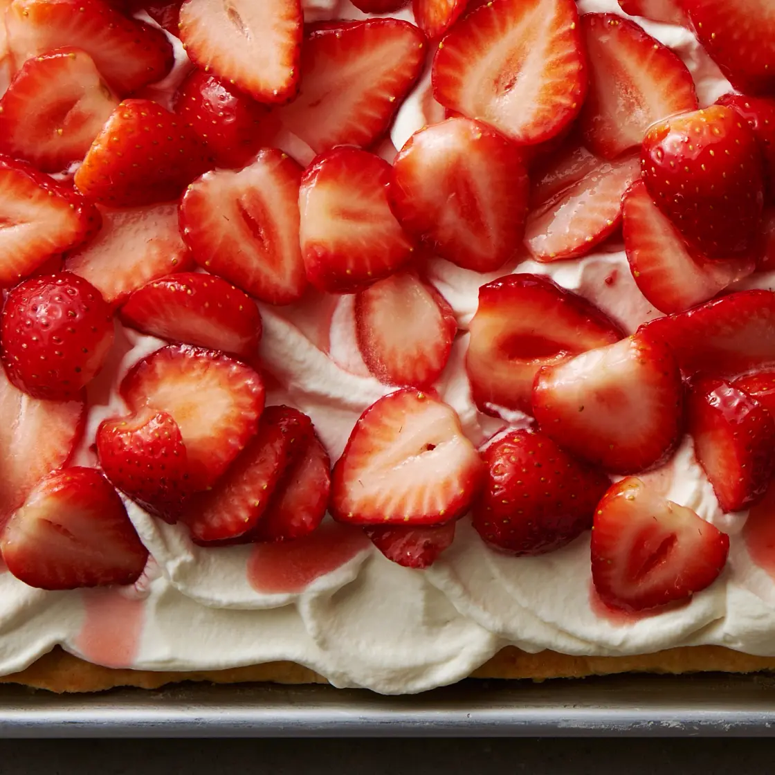 Slab Strawberry Shortcake