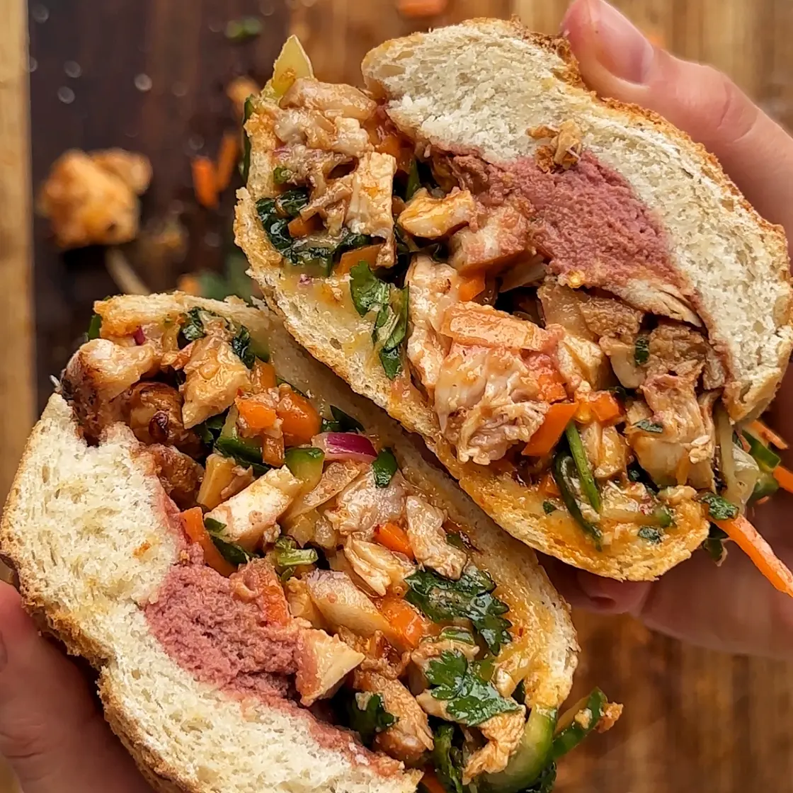 The Best Chopped Salad Sandwich