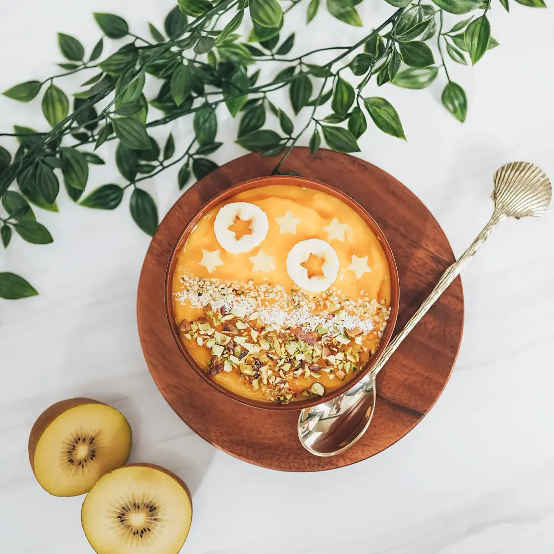 Mango Banana Smoothie Bowl