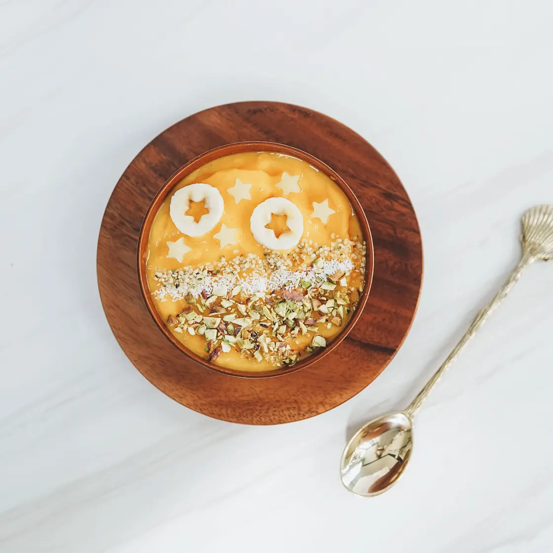 Mango Banana Smoothie Bowl
