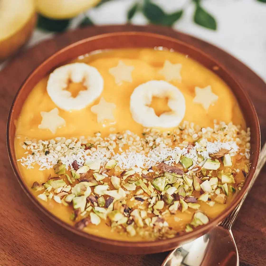 Mango Banana Smoothie Bowl
