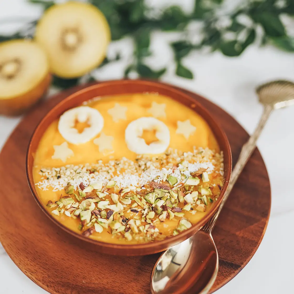 Mango Banana Smoothie Bowl