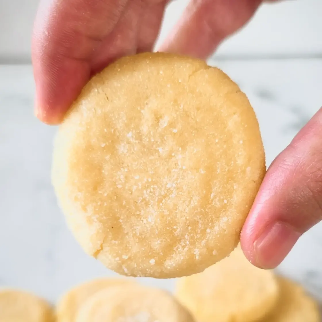 The BEST 3 Ingredient Sugar Cookies Recipe - So EASY!