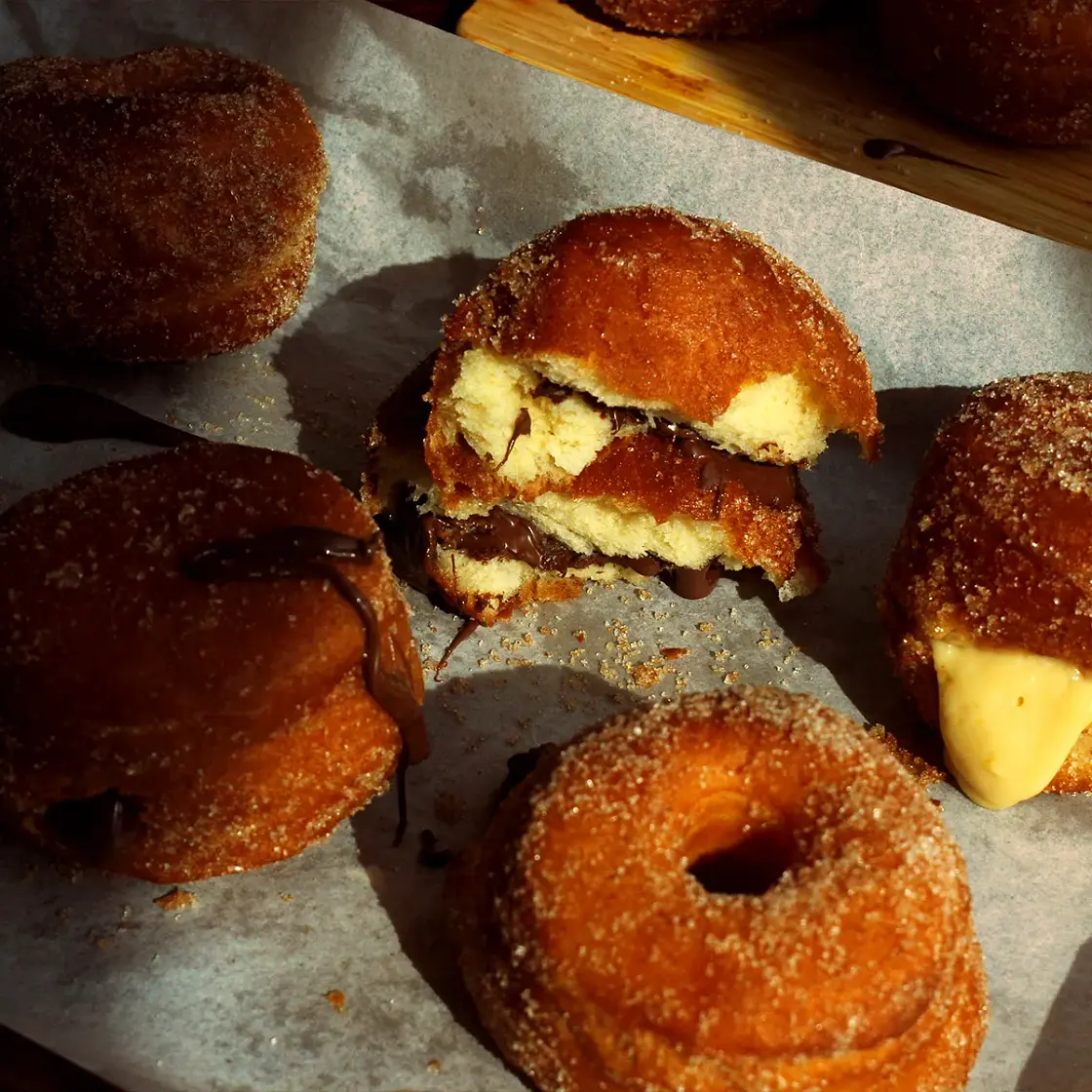 Homemade Brioche Doughnuts