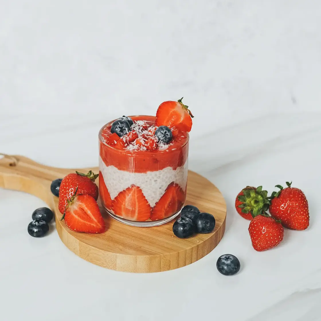 Strawberry Chia Pudding